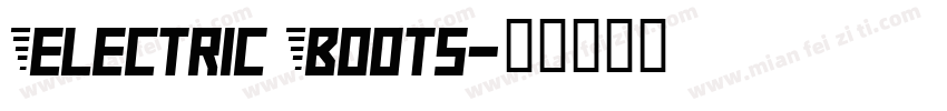 Electric Boots字体转换